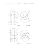 Packaging Boxes With Centring Tab, Cutouts and Set of Cutouts, Method and     Device for Producing Such Boxes diagram and image