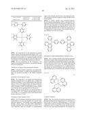 COMPOSITION FOR ORGANIC ELECTROLUMINESCENT ELEMENTS ANDORGANIC     ELECTROLUMINESCENT ELEMENT diagram and image