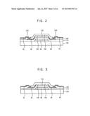 DISPLAY SUBSTRATE INCLUDING A THIN FILM TRANSISTOR AND METHOD OF     MANUFACTURING THE SAME diagram and image