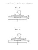 DISPLAY SUBSTRATE INCLUDING A THIN FILM TRANSISTOR AND METHOD OF     MANUFACTURING THE SAME diagram and image