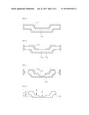 LIGHT EMITTING DEVICE PACKAGE INCLUDING A SUBSTRATE HAVING AT LEAST TWO     RECESSED SURFACES diagram and image