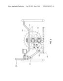 MANUALLY OPERATED WHEELCHAIR HAVING INTEGRATED DIFFERENTIAL TO ALLOW FULL     RANGE OF MOTION UNDER ONE-HANDED OPERATION diagram and image