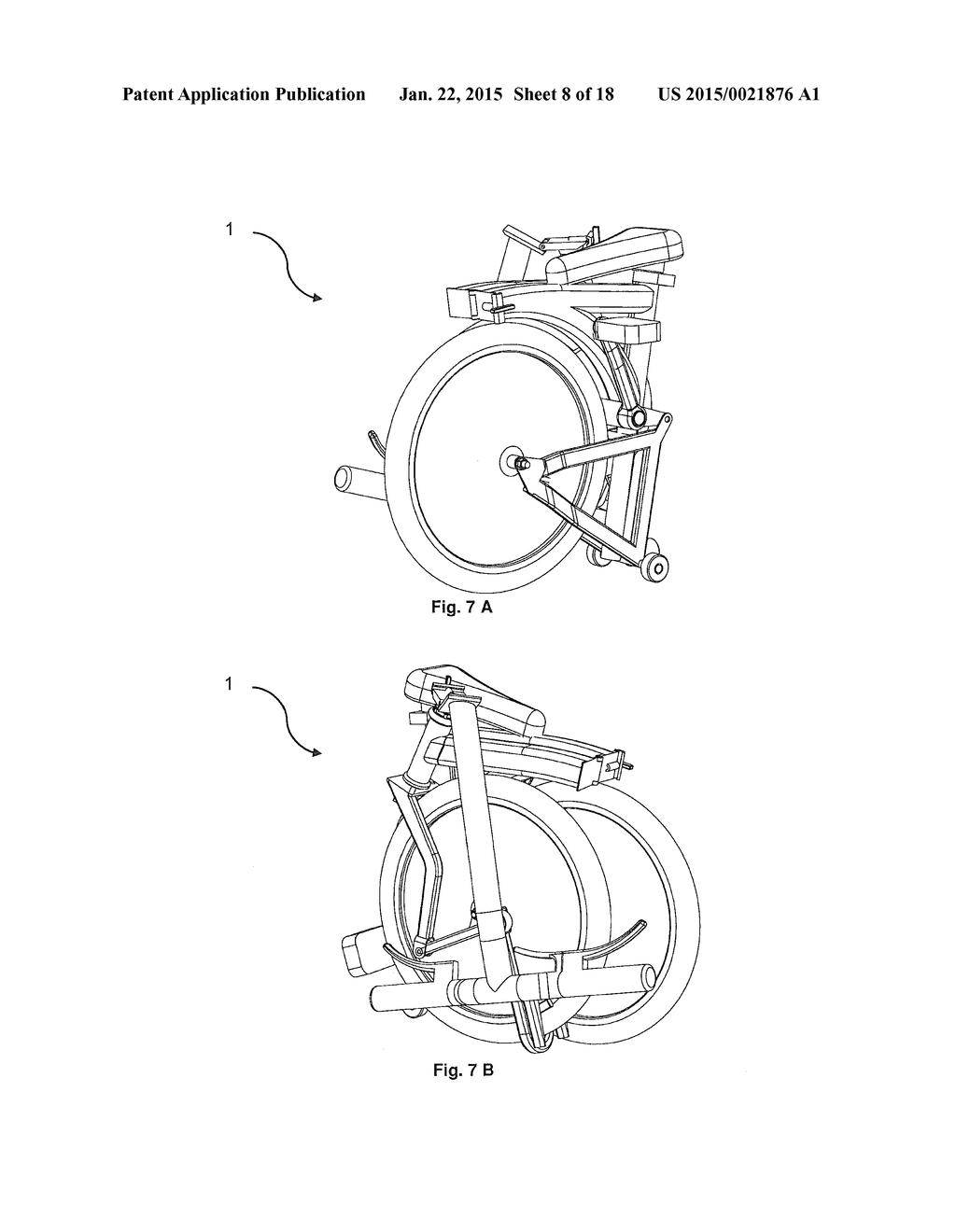 Folding Bicycle - diagram, schematic, and image 09