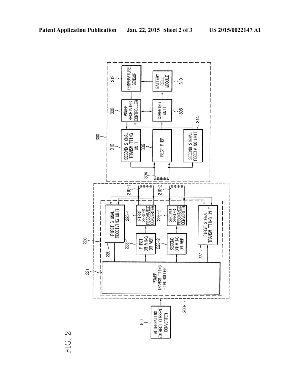 DEVICE AND METHOD FOR WIRELESSLY TRANSMITTING POWER - diagram, schematic, and image 03