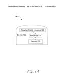 METHODS AND SYSTEMS FOR DISPLAYING REPRESENTATIONS OF FACIAL EXPRESSIONS     AND ACTIVITY INDICATORS ON DEVICES diagram and image