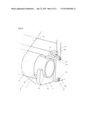 TENSION FLUCTUATION ALLEVIATING DEVICE FOR USE IN FABRIC PRINTING     APPARATUS diagram and image