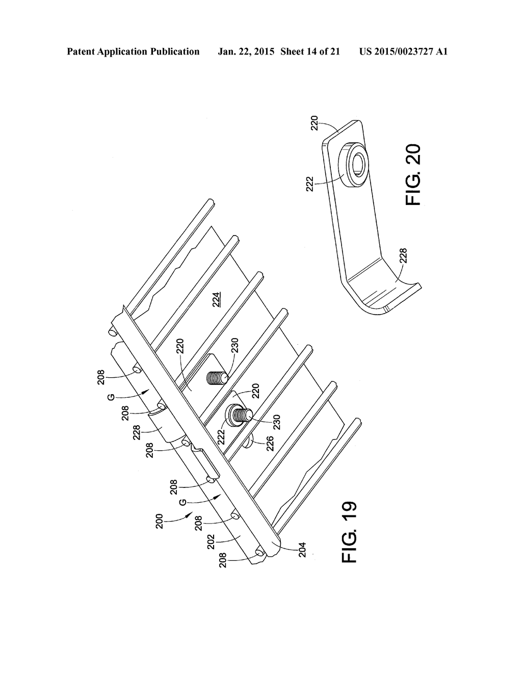 LOCK FOR SECURING FRONT RAIL TO WIRE SHELVING - diagram, schematic, and image 15