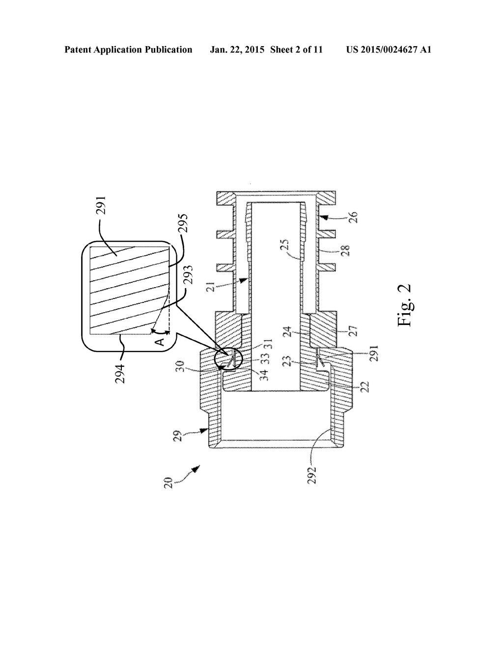 COAXIAL CABLE CONNECTOR - diagram, schematic, and image 03