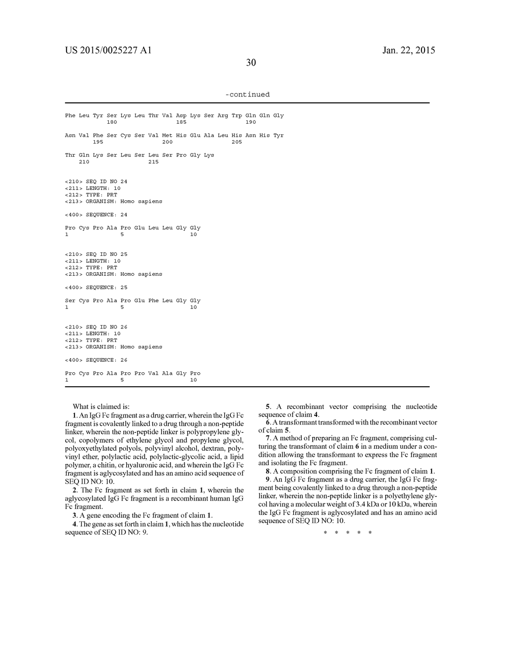 IGG FC FRAGMENT FOR A DRUG CARRIER AND METHOD FOR THE PREPARATION THEREOF - diagram, schematic, and image 42