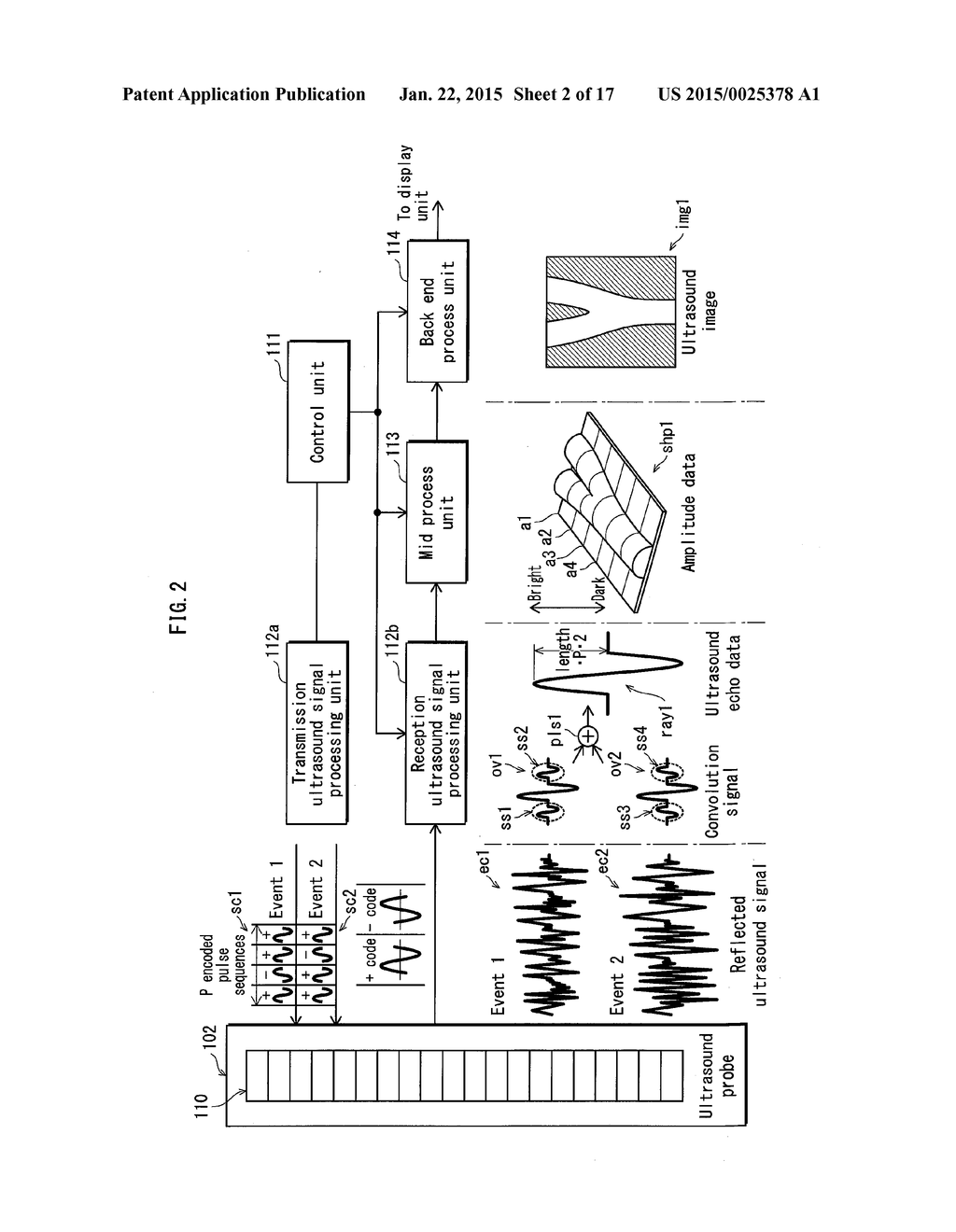 ULTRASOUND SIGNAL PROCESSING DEVICE, ULTRASOUND SIGNAL PROCESSING METHOD,     AND NON-TRANSITORY COMPUTER-READABLE RECORDING MEDIUM - diagram, schematic, and image 03