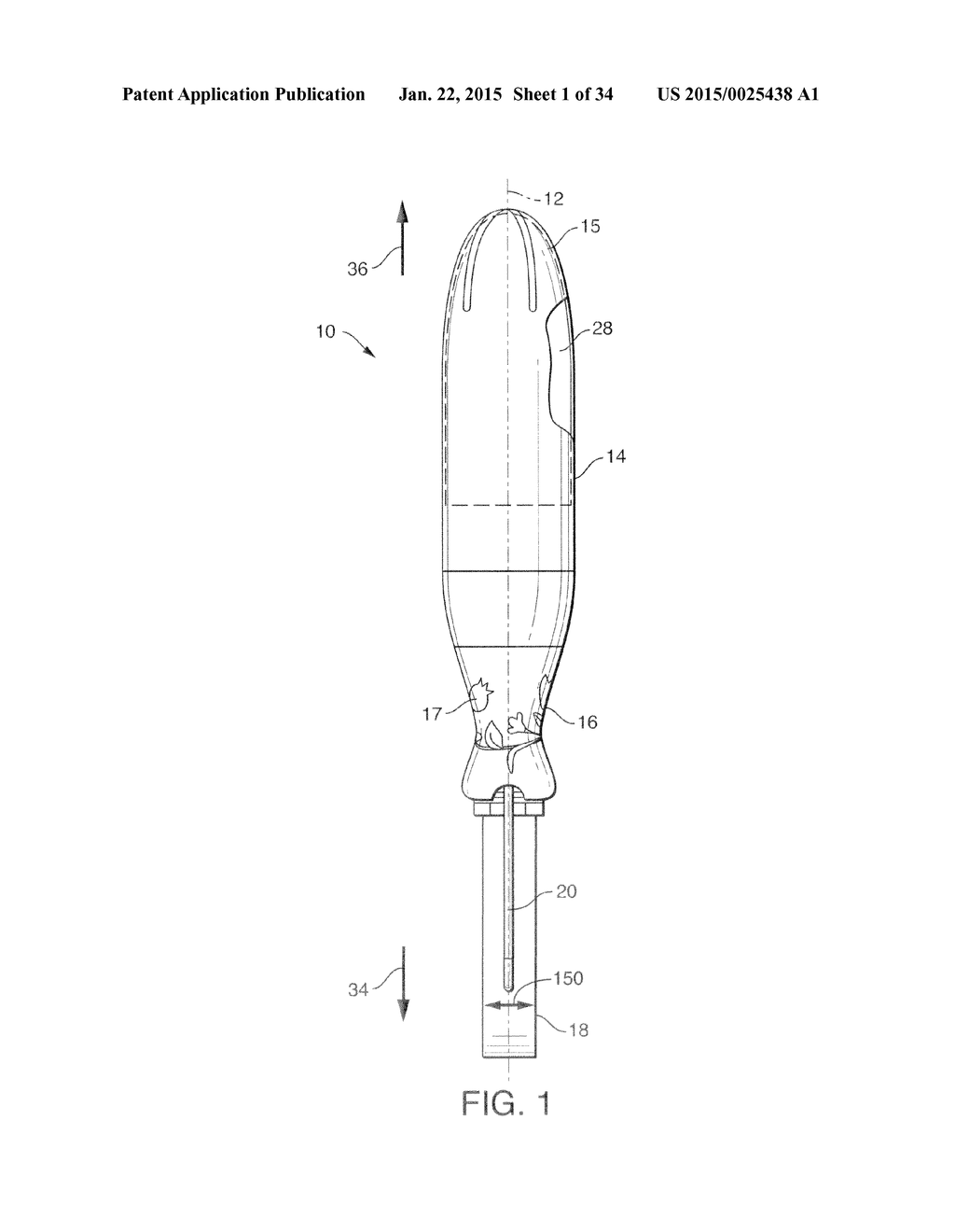 Pull-Activated Tampon Applictor - diagram, schematic, and image 02