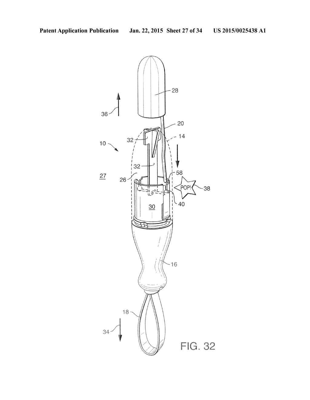 Pull-Activated Tampon Applictor - diagram, schematic, and image 28