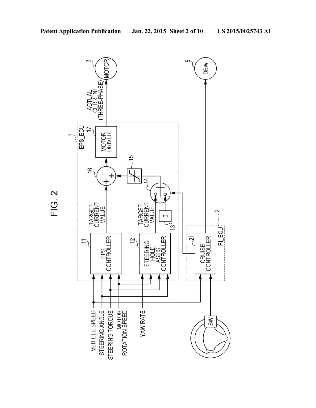 VEHICLE STEERING DEVICE - diagram, schematic, and image 03