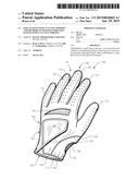 GOLF GLOVES WITH A CUT OUT PORTION AND METHODS TO MANUFACTURE GOLF GLOVES     WITH A CUT OUT PORTION diagram and image