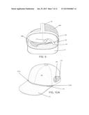Interchangeable Baseball Cap and Constructed Visor in One diagram and image