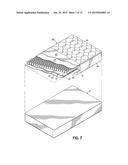 Mattress Topper Comprising Pocketed Spring Assembly With At Least One     Cushioning Layer diagram and image