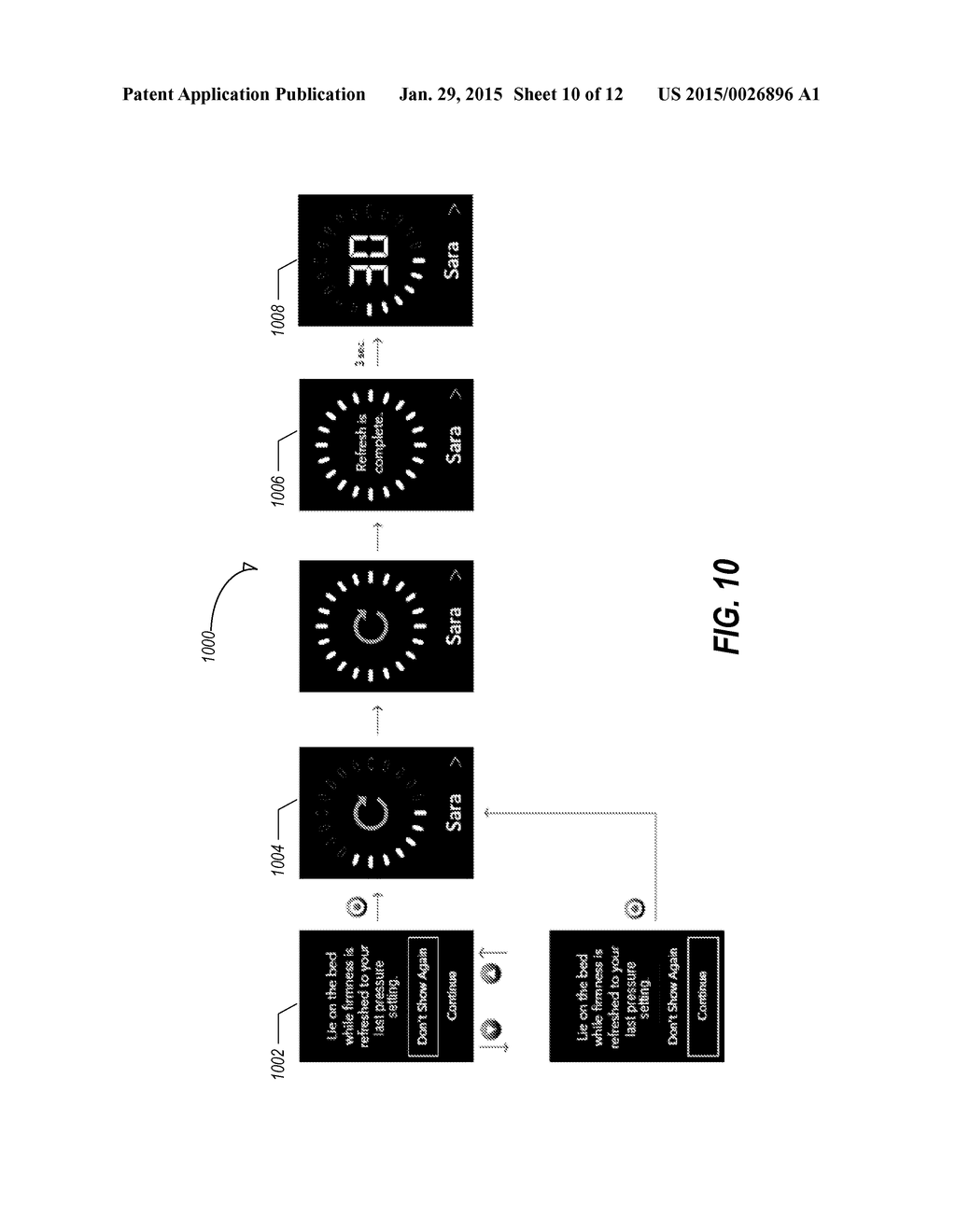 System and Method for Adjusting Settings of a Bed With a Remote Control - diagram, schematic, and image 11