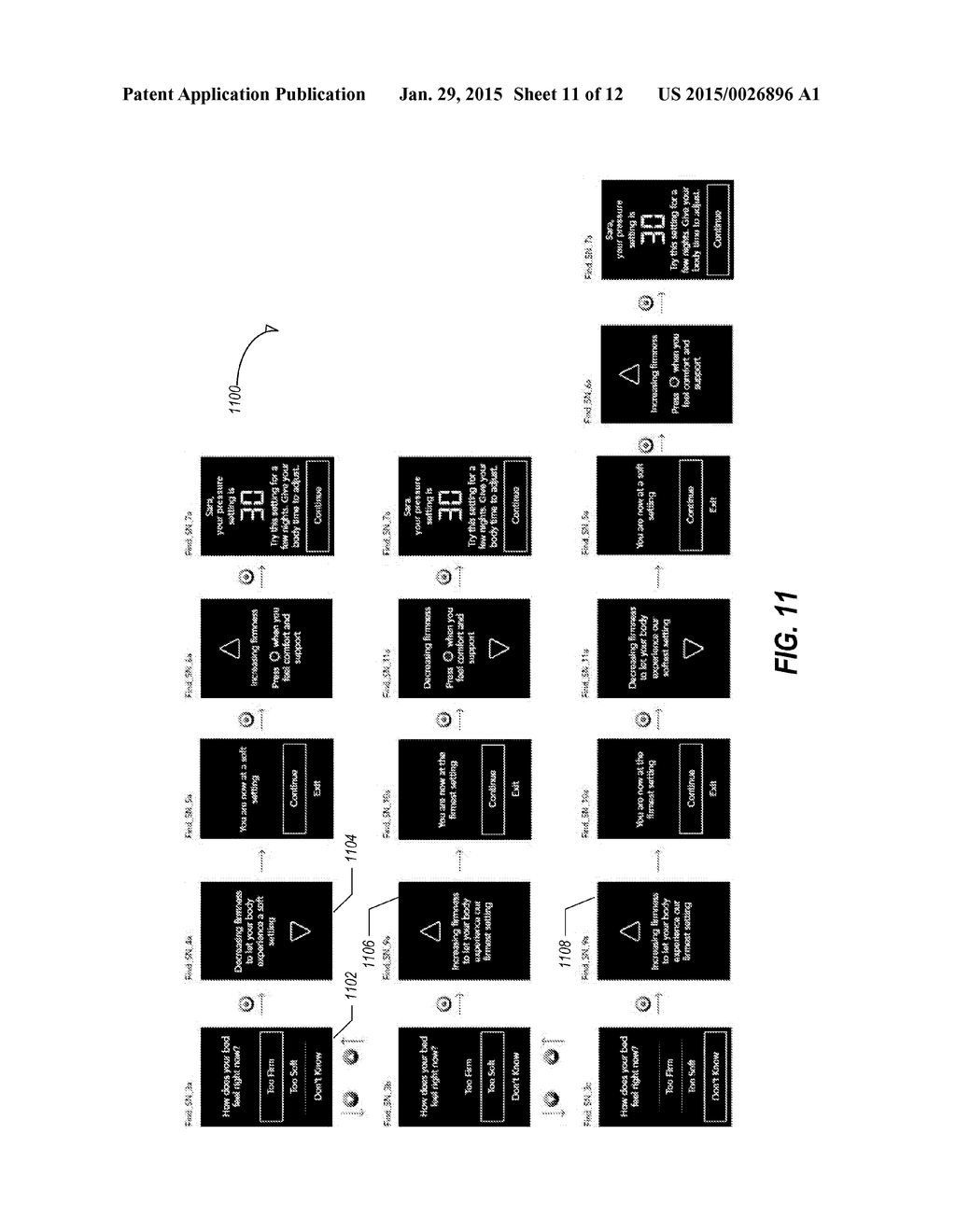 System and Method for Adjusting Settings of a Bed With a Remote Control - diagram, schematic, and image 12