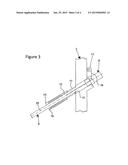 PROTECTION SYSTEM FOR TENSION MEMBERS OF A STRUCTURE FOR COLLECTING ICE     ACCUMULATIONS DETACHING FROM A TENSION MEMBER diagram and image