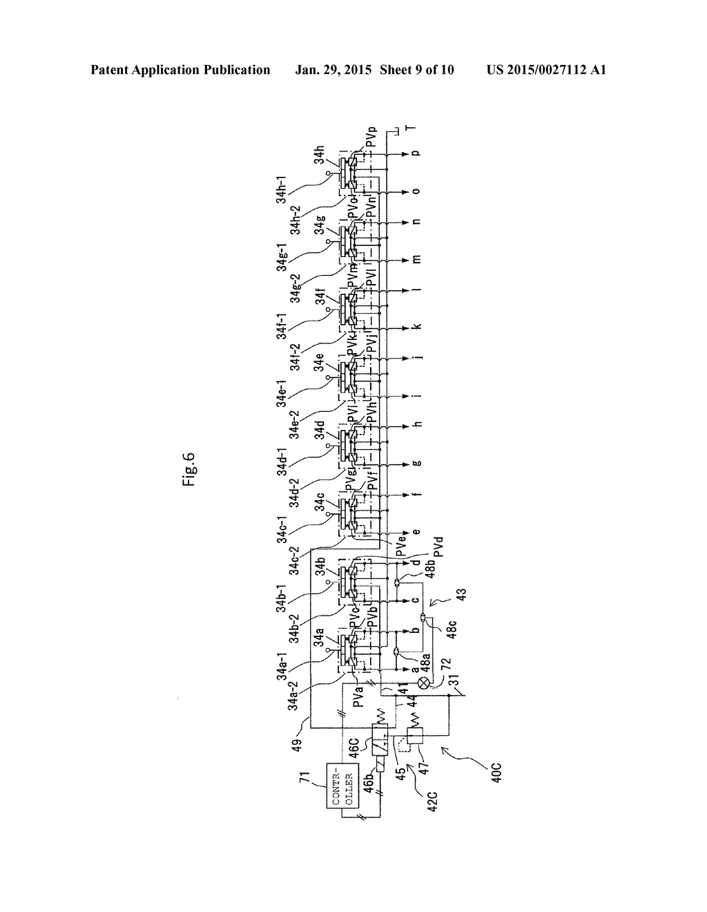 HYDRAULIC DRIVE SYSTEM FOR CONSTRUCTION MACHINE - diagram, schematic, and image 10