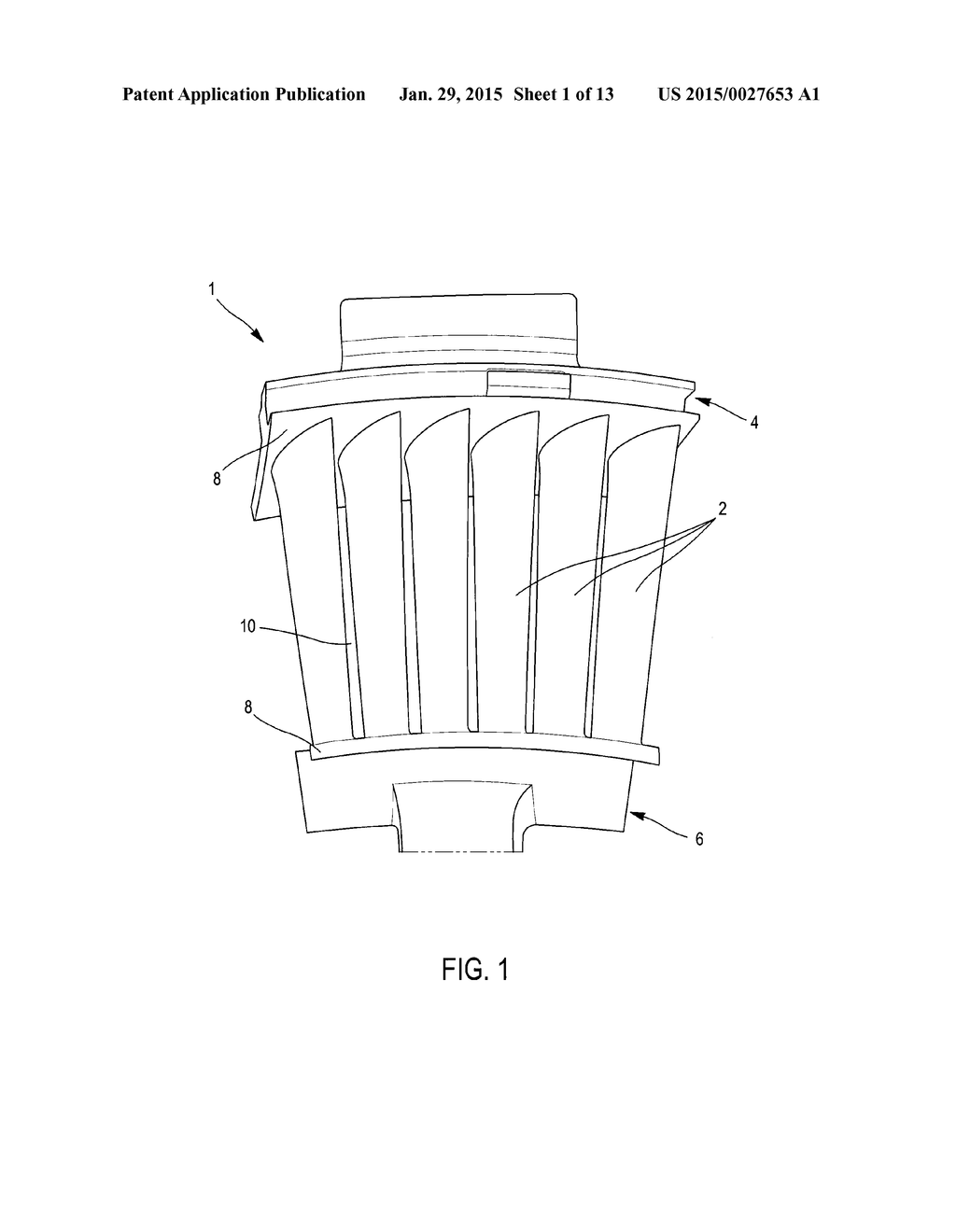 SHELL MOULD FOR MANUFACTURING AIRCRAFT TURBOMACHINE BLADED ELEMENTS USING     THE LOST-WAX MOULDING TECHNIQUE AND COMPRISING SCREENS THAT FORM HEAT     ACCUMULATORS - diagram, schematic, and image 02