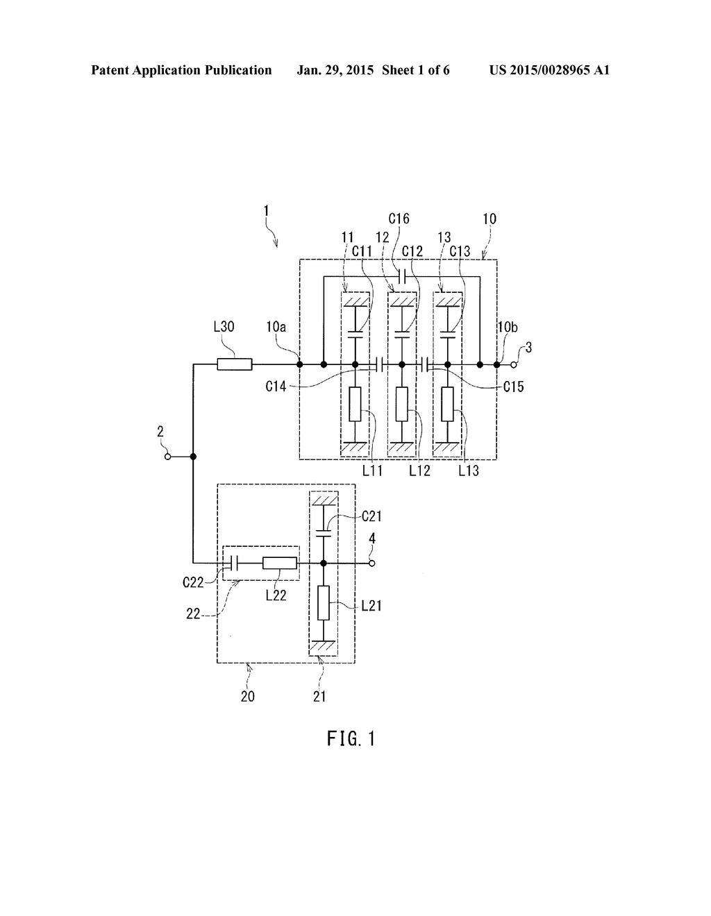 DIPLEXER INCLUDING TWO BANDPASS FILTERS - diagram, schematic, and image 02