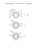 CONNECTING POLE FOR A RECHARGEABLE BATTERY, RECHARGEABLE BATTERY HOUSING     AND MACHINE FOR PRODUCING A CONNECTING POLE diagram and image