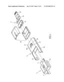 MODULAR CONNECTING DEVICE HAVING PROTECTIVE CASING diagram and image