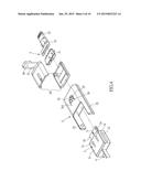 MODULAR CONNECTING DEVICE HAVING PROTECTIVE CASING diagram and image