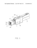 CABLE ELECTRICAL CONNECTOR ASSEMBLY HAVING AN INSULATIVE BODY WITH A SLOT diagram and image