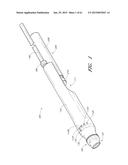 DEVICES FOR TREATING SKIN USING TREATMENT MATERIALS LOCATED ALONG A TIP diagram and image