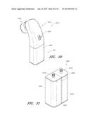 DEVICES FOR TREATING SKIN USING TREATMENT MATERIALS LOCATED ALONG A TIP diagram and image