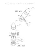 DEVICES FOR TREATING SKIN USING TREATMENT MATERIALS LOCATED ALONG A TIP diagram and image