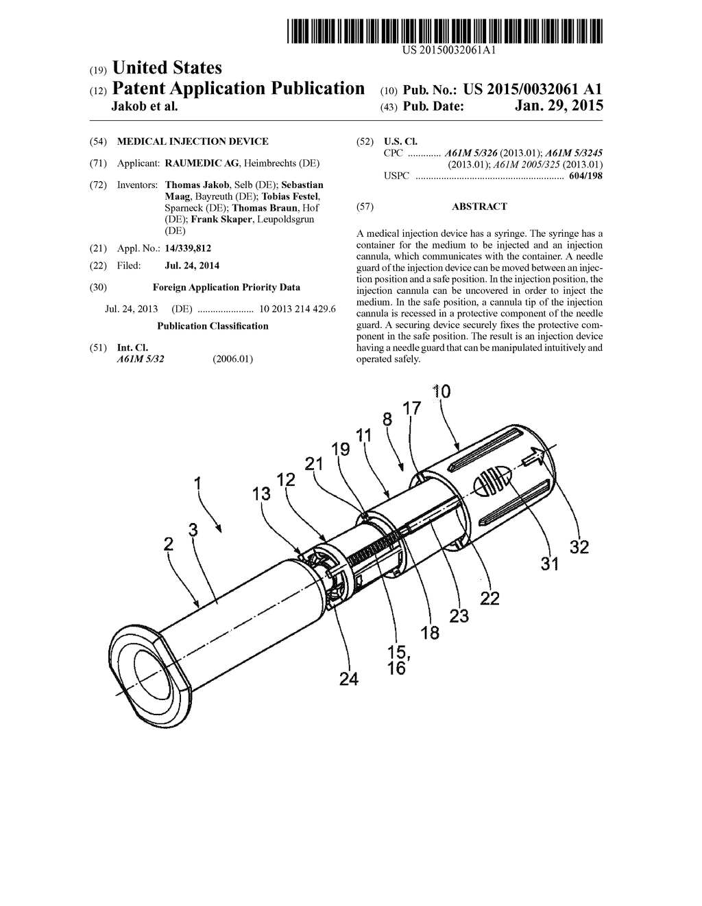 Medical Injection Device - diagram, schematic, and image 01