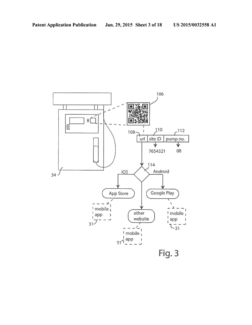 SYSTEM AND METHOD TO PURCHASE AND DISPENSE FUEL AND OTHER PRODUCTS USING A     MOBILE DEVICE WITH IMPROVED USER EXPERIENCE - diagram, schematic, and image 04