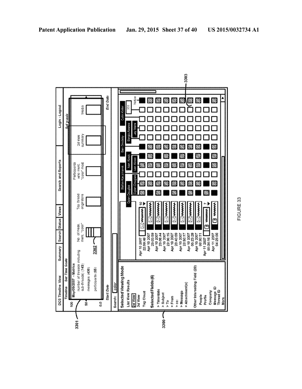 METHOD AND APPARATUS FOR 3D DISPLAY AND ANALYSIS OF DISPARATE DATA - diagram, schematic, and image 38