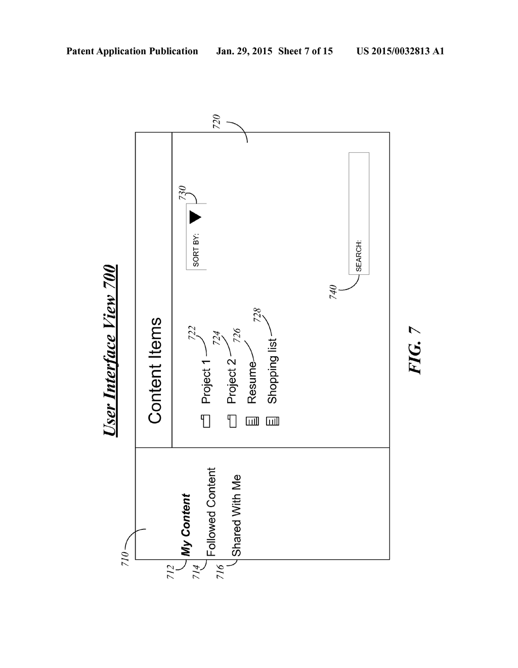 TECHNIQUES TO LOCATE AND DISPLAY CONTENT SHARED WITH A USER - diagram, schematic, and image 08