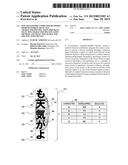 NON-TRANSITORY COMPUTER-READABLE MEDIUM STORING SELECTED CHARACTER     SPECIFICATION PROGRAM, SELECTED CHARACTER SPECIFICATION METHOD, AND     SELECTED CHARACTER SPECIFICATION DEVICE diagram and image