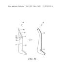 LEG PADS FOR A HOCKEY GOALKEEPER diagram and image