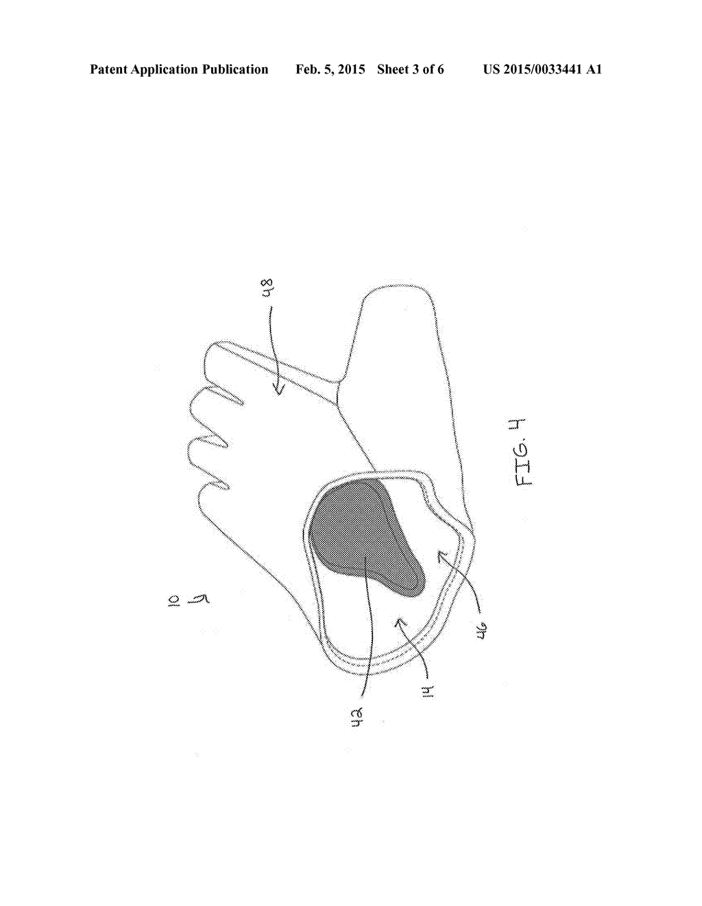 BICYCLE GLOVE WITH DIRECT-MOLDED PADDING - diagram, schematic, and image 04