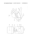BICYCLE GLOVE WITH DIRECT-MOLDED PADDING diagram and image