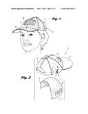 NOVELTY APPAREL WITH MULTIPLE ATTACHED CONFORMABLE SELECTABLE INDICIA diagram and image