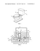 FLUSHING SYSTEM FOR A PRESSURIZED TOILET diagram and image