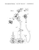 WALL SHOWER BAR ASSEMBLY diagram and image