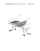 Liftable Hospital Bed diagram and image