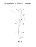 ORAL CARE IMPLEMENT HAVING FLEXIBLE HANDLE diagram and image