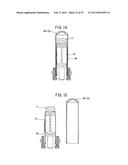 ERASING IMPLEMENT AND WRITING IMPLEMENT PROVIDED WITH ERASING IMPLEMENT diagram and image