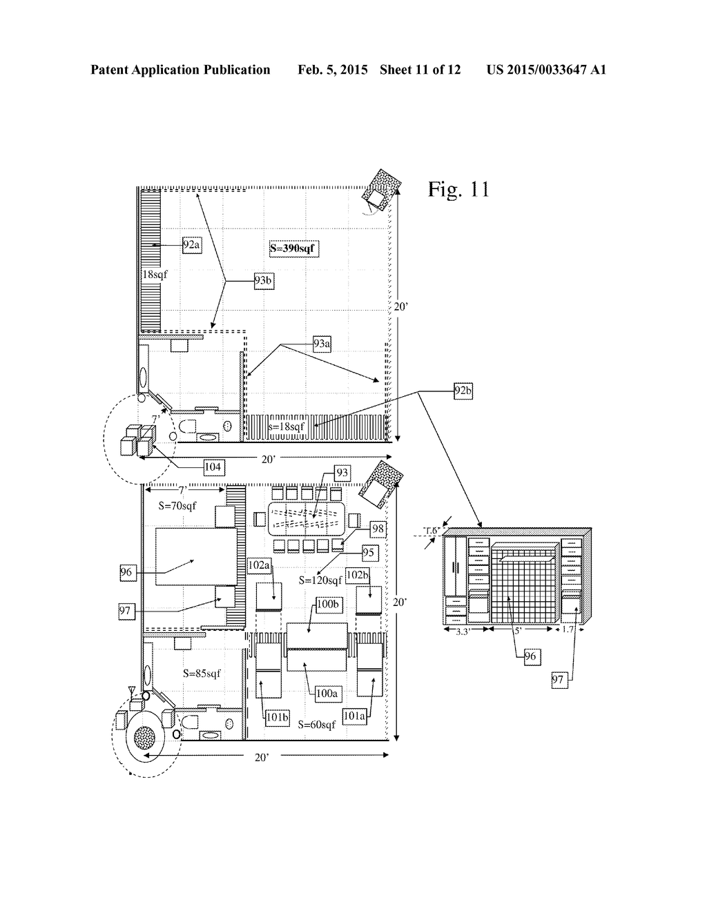 Multi-storey buildings built over road air-spaces - diagram, schematic, and image 12