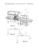 CUTTING APPARATUS FOR CUTTING FOOD ITEMS CONVEYED ON A CONVEYOR INCLUDING     AT LEAST ONE CONVEYOR BELT diagram and image