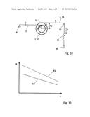 DEVICE FOR ROLLING UP AND UNROLLING A MATERIAL WEB ONTO AND FROM A SHAFT diagram and image